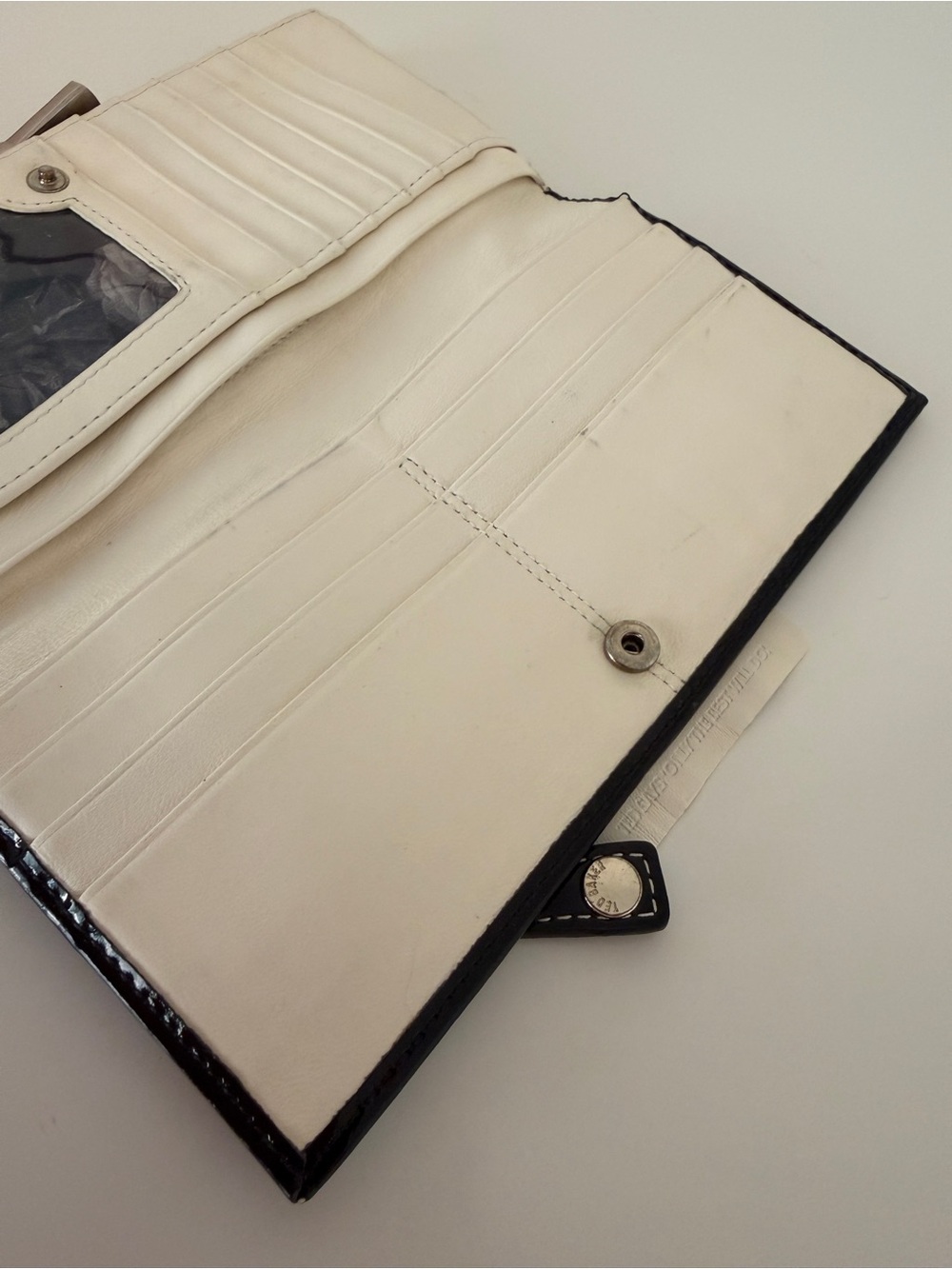 TED BAKER Black Patent Matinee Wallet - Picture 7 of 12